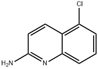 5-氯喹啉-2-胺 结构式