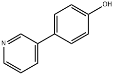 3-(4-羟基苯基)吡啶 结构式