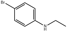 N-乙基-4-溴苯胺 结构式