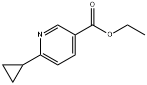 ethyl 6-cyclopropylnicotinate 结构式