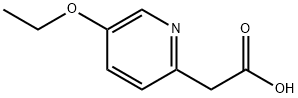 5-乙氧基吡啶-2-乙酸 结构式