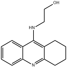 2-((1,2,3,4-四氢吖啶-9-基)氨基)乙醇 结构式