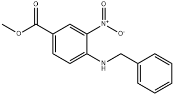 Methyl 4-(benzylaMino)-3-nitrobenzoate 结构式