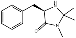 (5R)-2,2,3-三甲基-5-苄基-4-咪唑啉酮 结构式