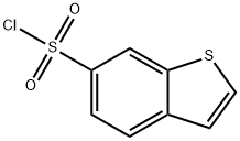 苯并噻吩-6-磺酰氯 结构式
