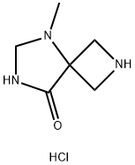 5-Methyl-2,5,7-triazaspiro[3.4]octan-8-one 结构式