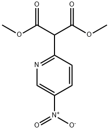 2-(5-硝基吡啶-2-基)丙二酸二甲酯 结构式