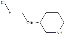 (R)-3-甲氧基哌啶盐酸盐 结构式