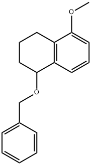 1-苄基-5-甲氧基-1,2,3,4-四氢萘 结构式