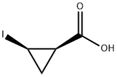 (1R,2R)-2-碘环丙烷羧酸 结构式