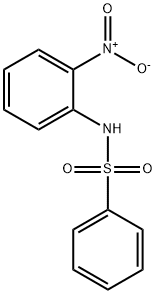 N-(2-硝基苯基)苯磺酰胺 结构式