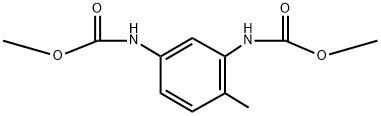 4-甲基苯-1,3-二氨基甲酸二甲酯 结构式