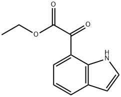 2-(1H-吲哚-7-基)-2-氧代乙酸乙酯 结构式
