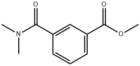 Methyl 3-(diMethylcarbaMoyl)benzoate 结构式