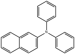 N,N-二苯基-2-萘胺 结构式