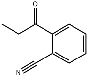 2-(1-氧代丙基)苯腈 结构式
