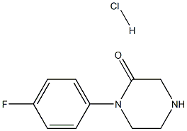 1-(4-氟苯基)哌啶-2-酮盐酸盐 结构式