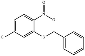 苄基(5-氯-2-硝基苯基)硫烷 结构式