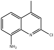 2-氯-4-甲基喹啉-8-胺 结构式