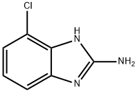 4-氯-1H-苯并咪唑-2-胺 结构式