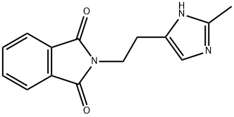 2-(2-(2-甲基-1H-咪唑-5-基)乙基)异吲哚-1,3-二酮 结构式