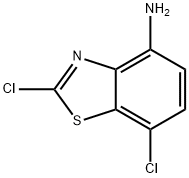 2,7-二氯苯并[D]4-氨基噻唑 结构式