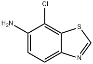 7-氯-苯并噻唑-6-基胺 结构式