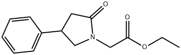 2-Oxo-4-phenyl-1-pyrrolidineacetic Acid Ethyl Ester 结构式