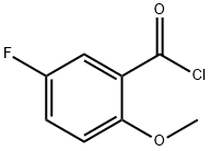 5-氟-2-甲氧基苯甲酰氯 结构式