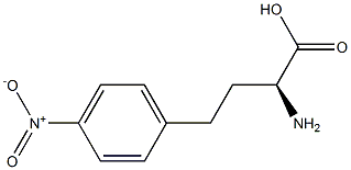 4-硝基-L-高苯丙氨酸 结构式