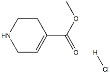 1,2,3,6-四氢吡啶-4-甲酸甲酯盐酸盐 结构式