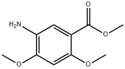 2,4-二甲氧基-5-氨基苯甲酸甲酯 结构式