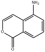 5-氨基-1H-异苯并吡喃-1-酮 结构式