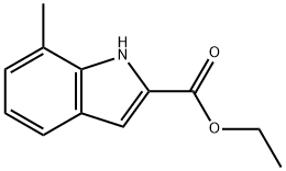 乙基-7 - 甲基-1H-吲哚-2 - 甲酸乙酯 结构式