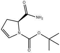 (S)-N-BOC-2,3-二氢吡咯-2-甲酰胺 结构式