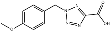 2-(4-Methoxybenzyl)-2H-tetrazole-5-carboxylic acid 结构式