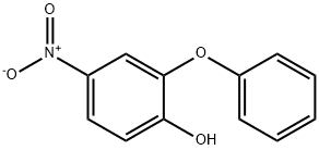 4-硝基-2-苯氧基苯酚 结构式