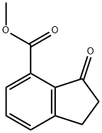 3-氧代-2,3-二氢-1H-茚-4-甲酸甲酯 结构式