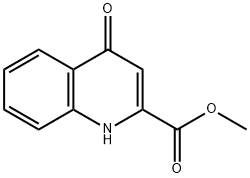 4-羟基喹啉-2-羧酸甲酯 结构式