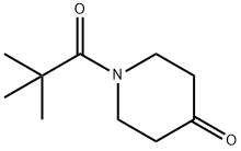 1-叔丁基羰基-4-哌啶酮 结构式