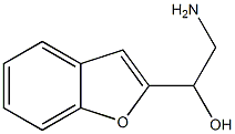 2-AMINO-1-(BENZOFURAN-2-YL)ETHANOL 结构式