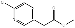 2-氯-5-吡啶乙酸甲酯 结构式