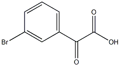 2-(3-溴苯基)-2-氧代乙酸 结构式