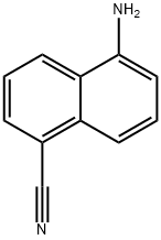 5-氨基-1-萘氰 结构式