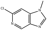 6-氯-1-甲基-1H-咪唑并[4,5-C]吡啶 结构式