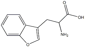 2-氨基-3-(苯并呋喃-3-基)丙酸 结构式