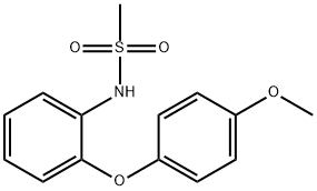 N-[2-(4-Methoxyphenoxy)phenyl]MethanesulfonaMide 结构式