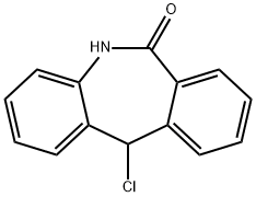 11-氯-5,11-二氢-二苯并[B,E]氮杂卓-6-酮 结构式