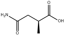 4-氨基-2-甲基-4-氧代-(2S)-丁酸 结构式