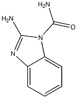 2-氨基-1H-苯并咪唑-1-甲酰胺 结构式